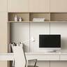 AF238 Chantilly Flax home office setting