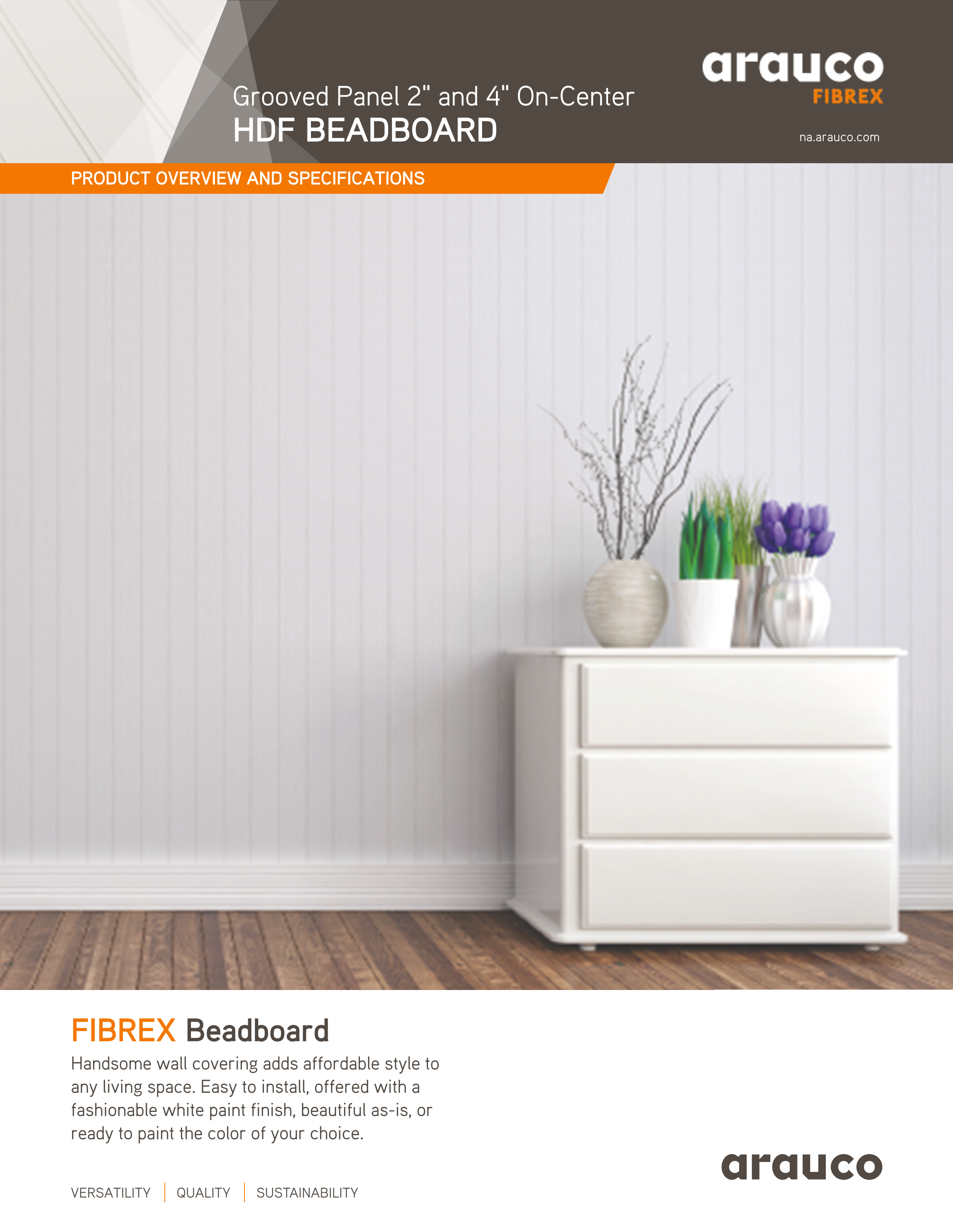 Fibrex Beadboard, Beadboard, Fibrex HDF, High Density Fiberboard, Products